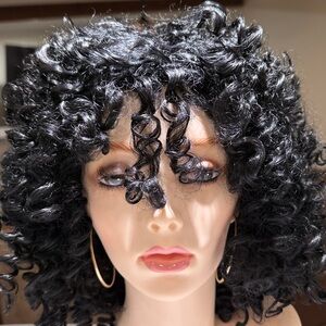 HAIR, 14-15” Water Wave Afro Curly, Black